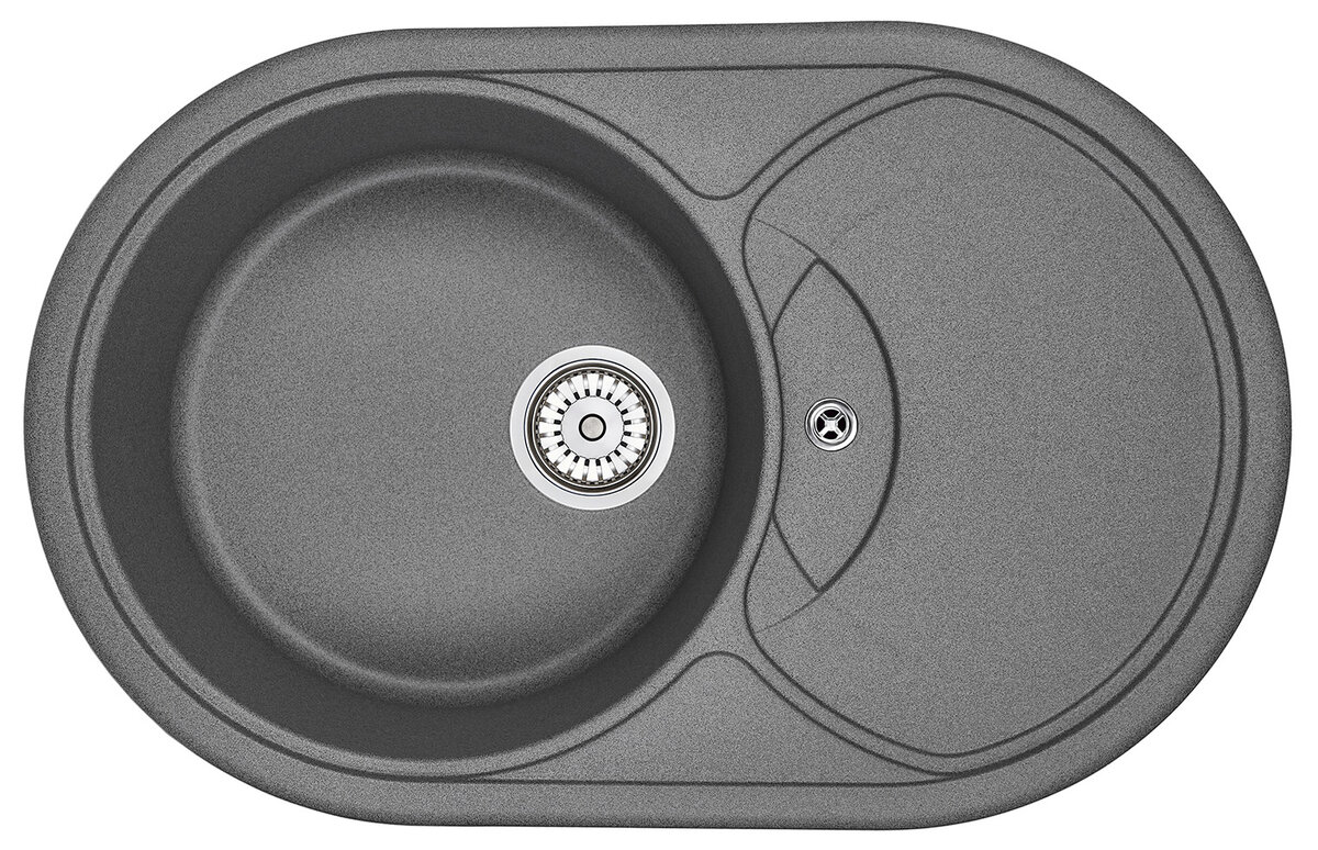 Изображение товара Кухонная мойка Granula GR-7801 7801bg из нержавеющей стали черная