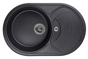 Изображение товара Кухонная мойка Granula GR-7801 7801bl, черный Изображение товара Кухонная мойка Granula GR-7801 7801bl, черный