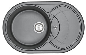 Изображение товара Кухонная мойка Granula GR-7801 7801sv, шварц