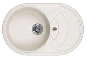 Изображение товара Кухонная мойка Granula GR-7801 7801pr из нержавеющей стали и искусственного камня