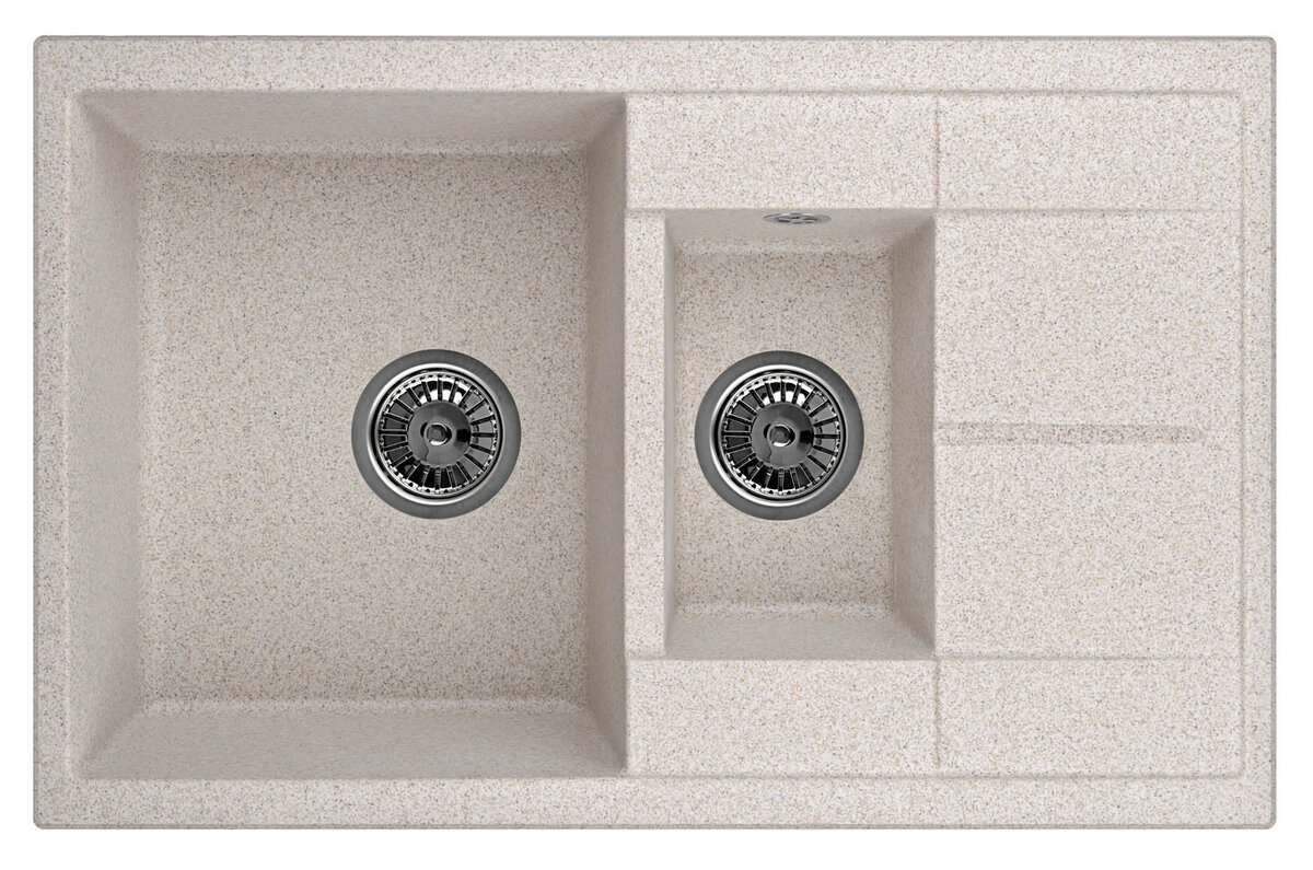 Изображение товара Кухонная мойка Granula GR-7802 7802cl классик двухчашевая с крылом
