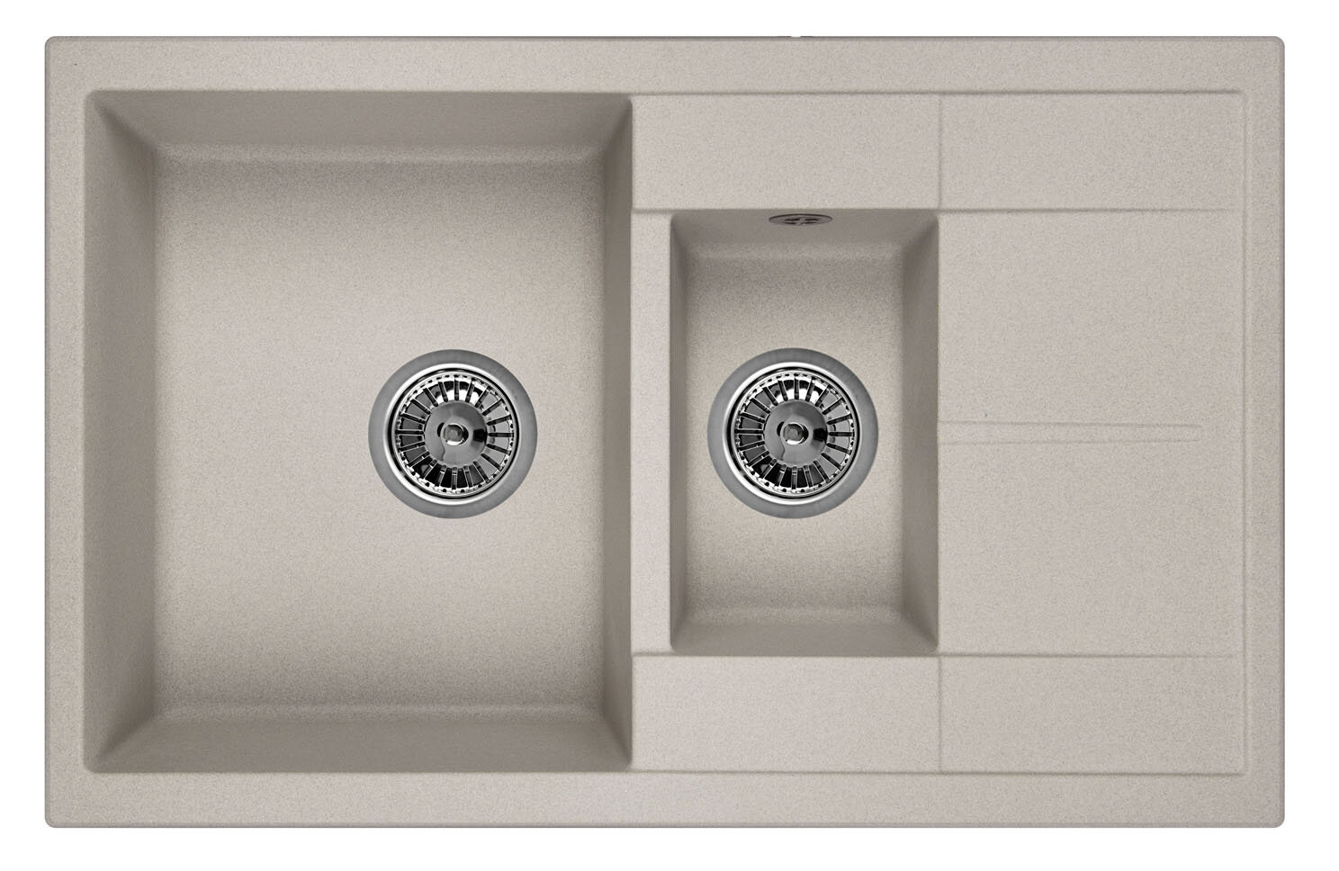 Изображение товара Кухонная мойка Granula GR-7802 двухчашевая из искусственного камня