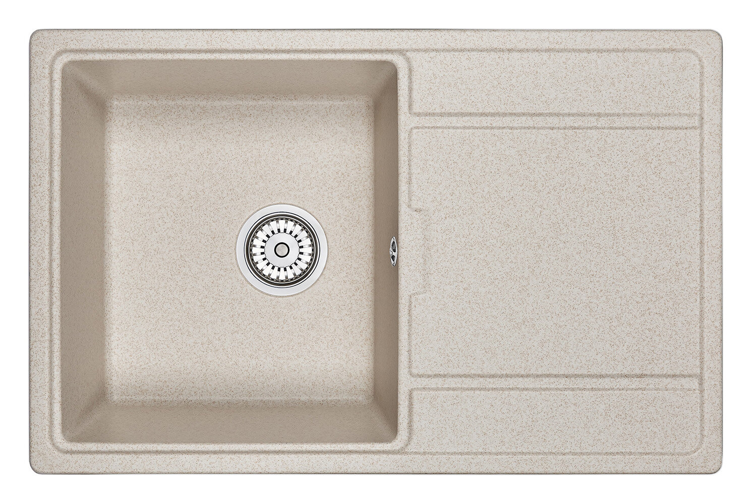Изображение товара Кухонная мойка Granula GR-7804 7804cl, классик, большая прямоугольная нержавеющая сталь