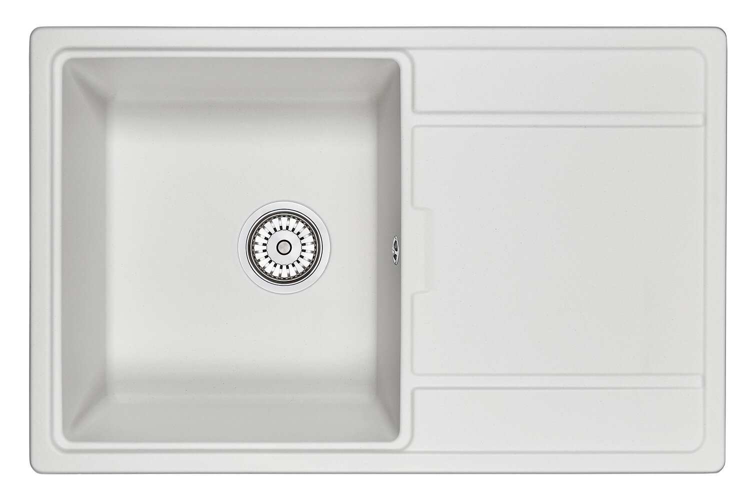 Изображение товара Кухонная мойка Granula GR-7804 Арктик угловая нержавеющая сталь 78 см