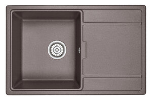 Изображение товара Кухонная мойка Granula GR-7804 эспрессо угловая нержавеющая сталь 50 см