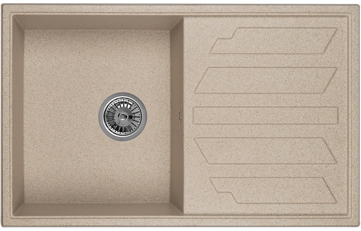 Изображение товара Кухонная мойка Granula GR-8002 8002cl Классик с крылом справа