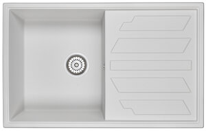 Изображение товара Кухонная мойка Granula GR-8002 арктик - нержавеющая сталь, 79 см