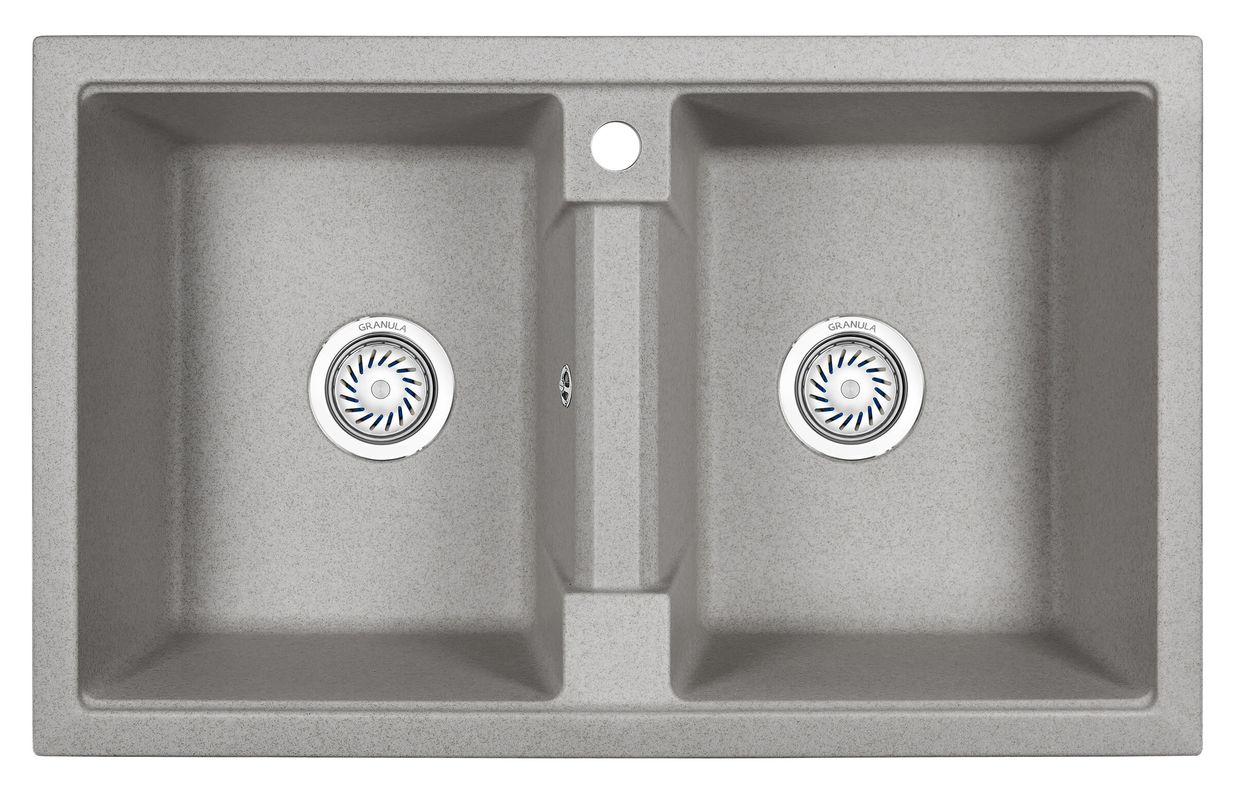 Изображение товара Кухонная мойка Granula GR-8101 8101bt базальт с двумя чашами 81 см