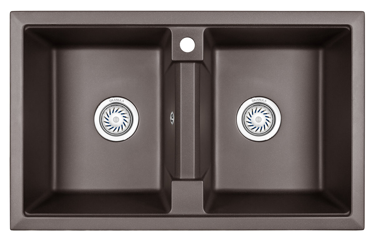 Изображение товара Кухонная мойка Granula GR-8101 8101es эспрессо угловая из нержавеющей стали