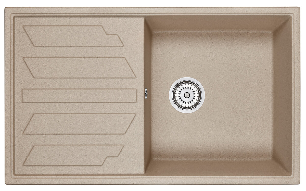 Изображение товара Кухонная мойка Granula GR-8601 из нержавеющей стали бежевого цвета