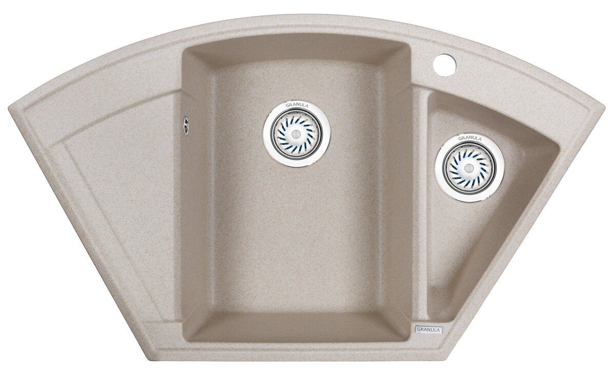 Изображение товара Кухонная мойка Granula GR-9001 классик из нержавеющей стали бежевый 90 см
