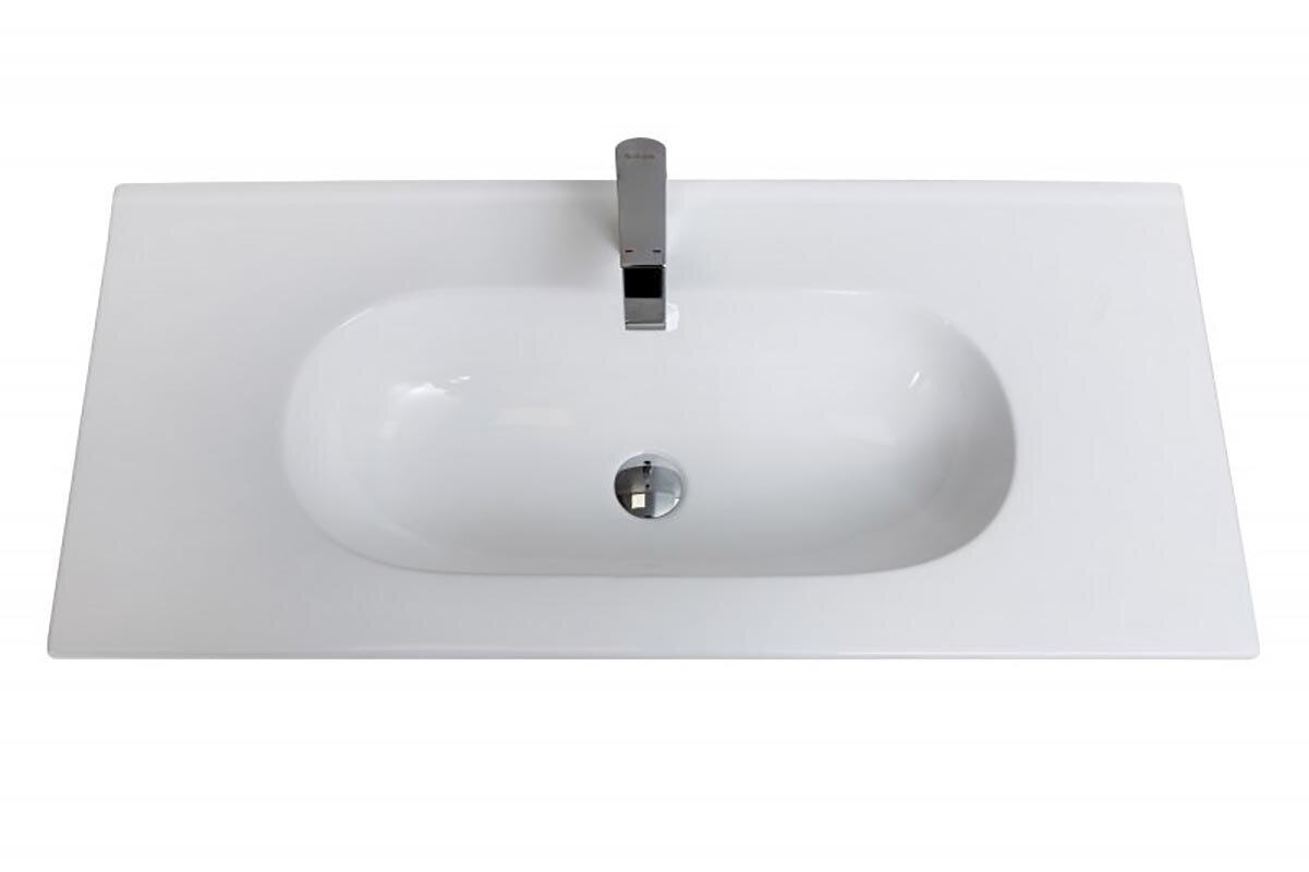 Изображение товара Раковина керамическая BelBagno LOV-800-LVB, 81 см, белая Изображение товара Раковина керамическая BelBagno LOV-800-LVB, 81 см, белая
