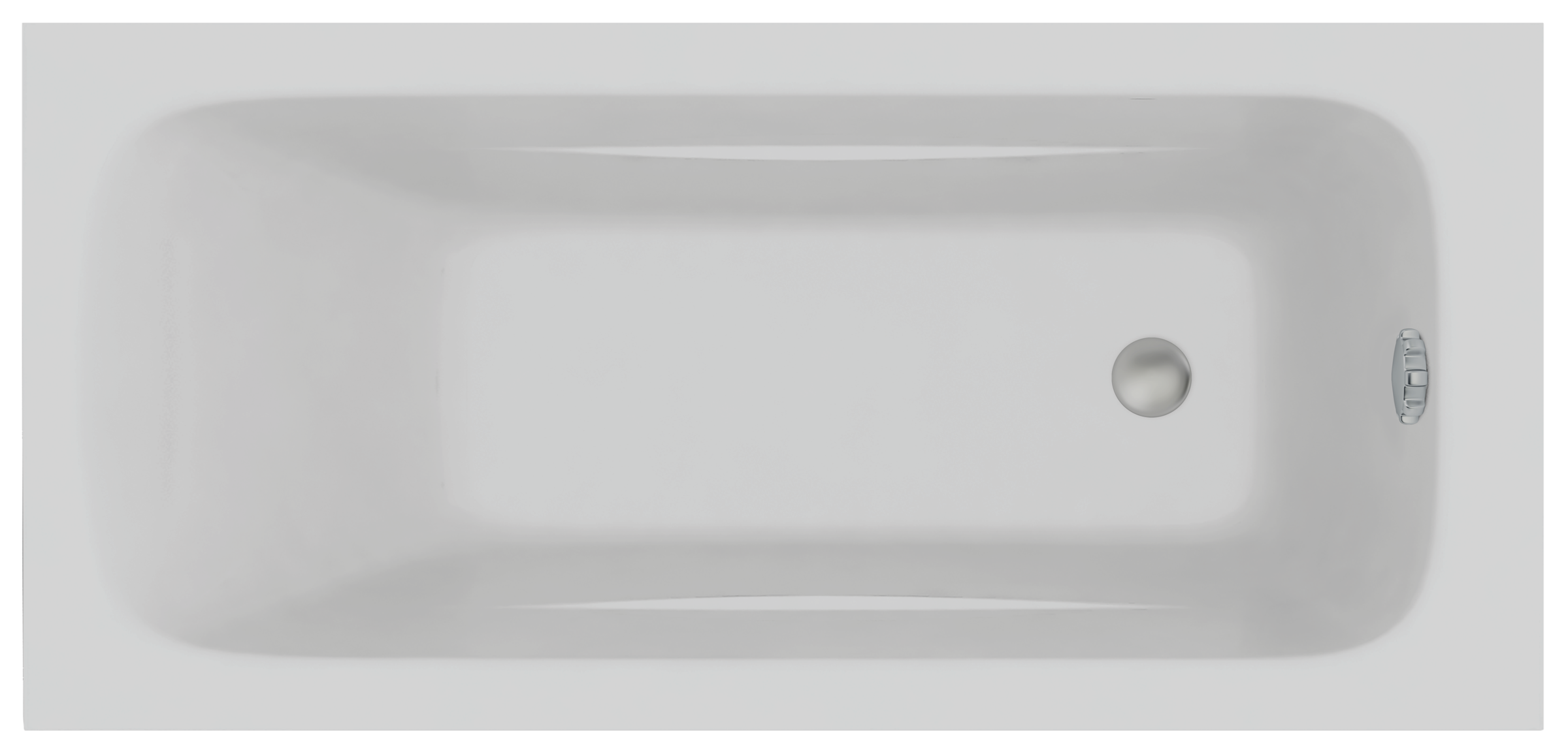 Изображение товара Акриловая ванна C-Bath Muse CBQ011002 180х70 белая отдельностоящая