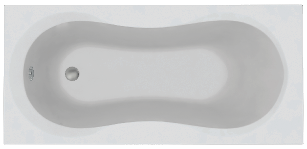 Изображение товара Акриловая ванна C-Bath Salus CBQ006003 140x70 см белая, Польша