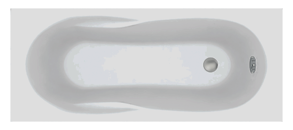 Изображение товара Акриловая ванна C-Bath Vesta CBQ005003 150 х 70 см, белая