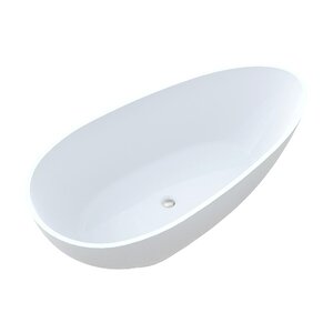 Изображение товара Ванна из искусственного камня C-Bath Demetra CBM002001 170х85 см белая