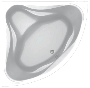 Изображение товара Ванная акриловая C-Bath CBS001003 Aurora 140х140 белая