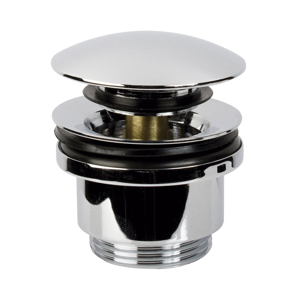 Изображение товара Донный клапан Clever Leo 60418 система Quick-Clac 1-1/4 хром для раковин