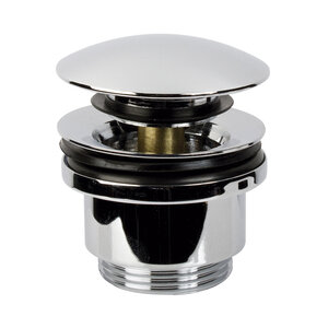 Изображение товара Донный клапан Clever Leo 60418 система Quick-Clac 1-1/4 хром для раковин