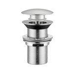 Донный клапан Clever Vela 97395 система Quick-Clac1-1/4" Wo Overflow, без перелива, хром - фото 1 Донный клапан Clever Vela 97395 система Quick-Clac1-1/4" Wo Overflow, без перелива, хром - фото 1