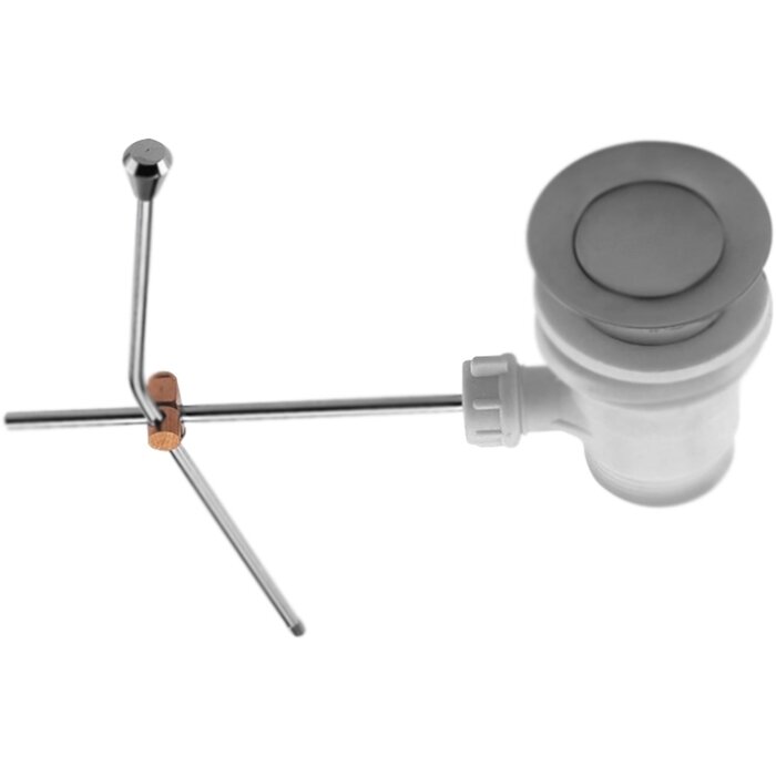 Изображение товара Донный клапан Clever 99127 1-1/4" металл с переливом хром