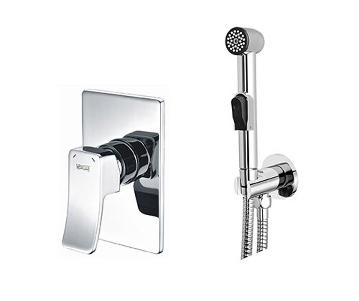 Изображение товара Гигиенический душ WasserKRAFT, A010657, со смесителем, хром Изображение товара Гигиенический душ WasserKRAFT, A010657, со смесителем, хром