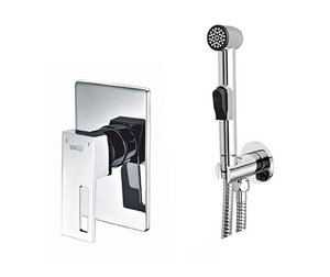 Изображение товара Гигиенический душ WasserKRAFT, A01557, со смесителем, хром