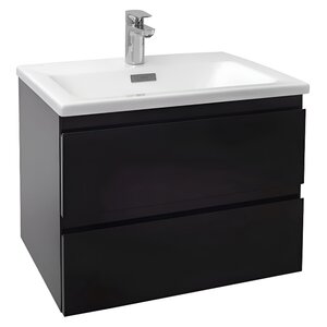 Изображение товара Тумба под раковину Jacob Delafon Madeleine EB2052-J52, 60 см, цвет блестящий черный