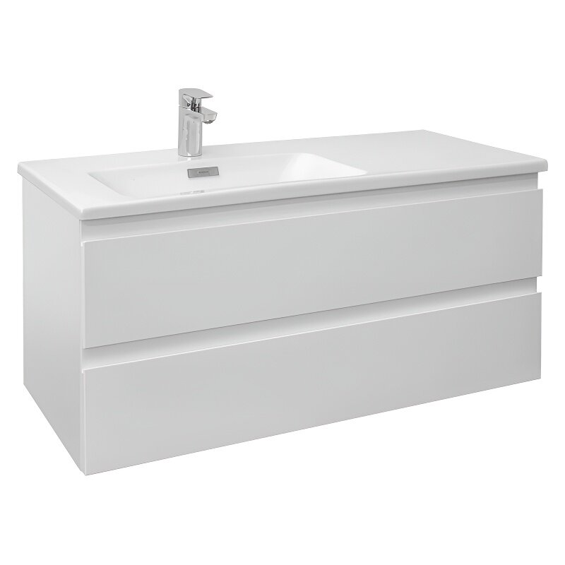 Изображение товара Тумба под раковину Jacob Delafon Madeleine EB2054-J5, 100 см, блестящая белая, левая