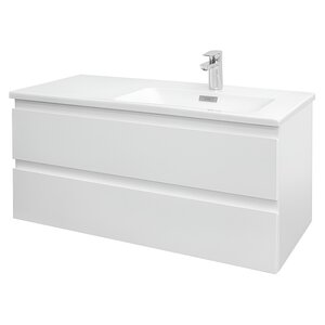 Изображение товара Тумба под раковину Jacob Delafon Madeleine EB2055-J5, 100 см, блестящая белая, правая