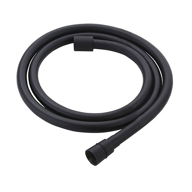 Изображение товара Душевой шланг Clever PVC Black 150 см черный матовый надежный аксессуар
