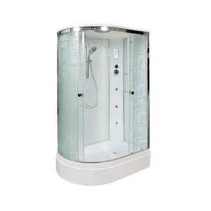 Изображение товара Душевая кабина Dto Em EM2712 L/R гм-эл 120 x 80 см, с крышей, с электрикой, с гидромассажем