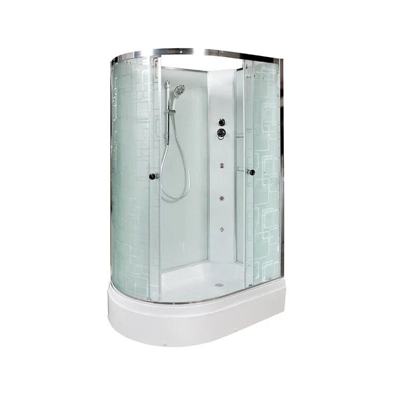Изображение товара Душевая кабина Dto Em EM2712 L/R N гм, 120 x 80 см, без крыши, с гидромассажем