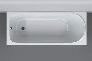 Изображение товара Ванна акриловая Am.Pm Sense W75A-170-070W-KL, 170 х 70 см, с каркасом и сливом-переливом