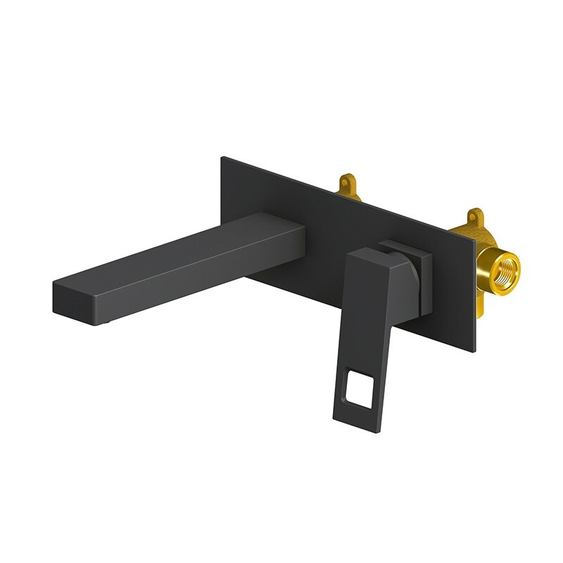 Изображение товара Современный встроенный смеситель Timo Briana 7171/03SM для раковины черного цвета