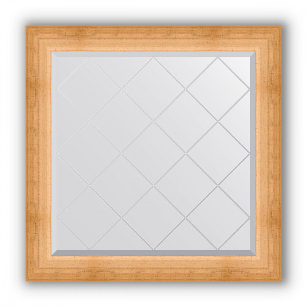 Изображение товара Зеркало с гравировкой в багетной раме Evoform Exclusive-G BY 4524 86x86 см