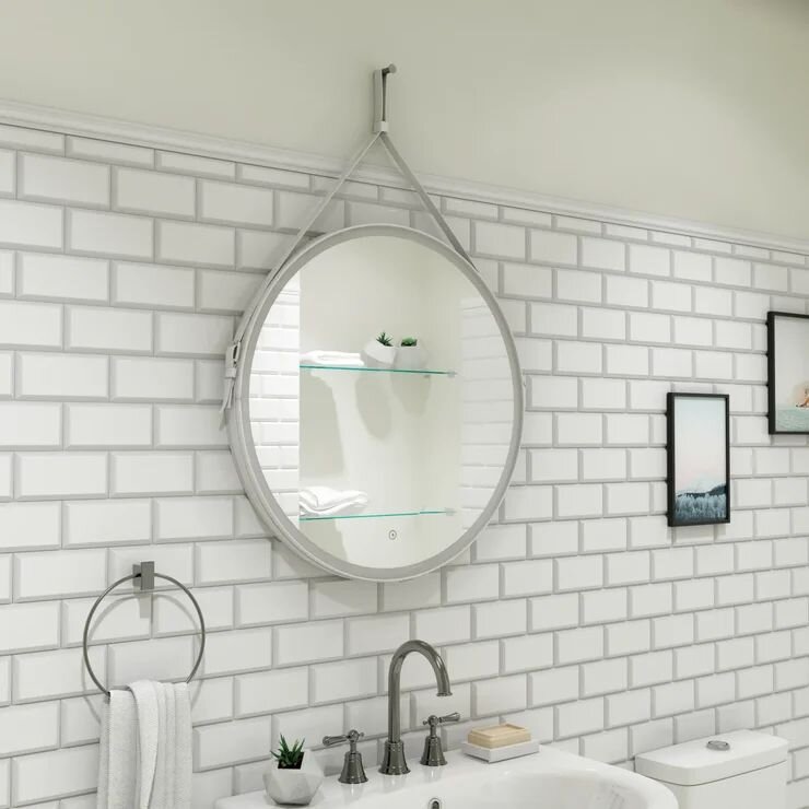 Изображение товара Зеркало Art&Max Milan AM-Mil-650-DS-F 65 см с подсветкой