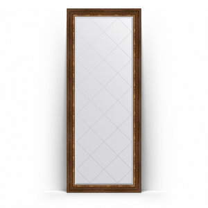 Изображение товара Зеркало с гравировкой в багетной раме Evoform Exclusive-G Floor BY 6319, 81 x 201 см, римская бронза