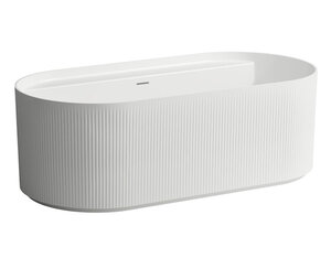 Изображение товара Ванна Laufen Sonar овальная 160x81,5 см из Marbond, свободностоящая, белая
