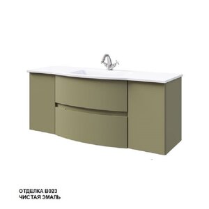 Изображение товара Тумба под раковину Caprigo Integra 130 INT130.11, цвет B023 оливковый