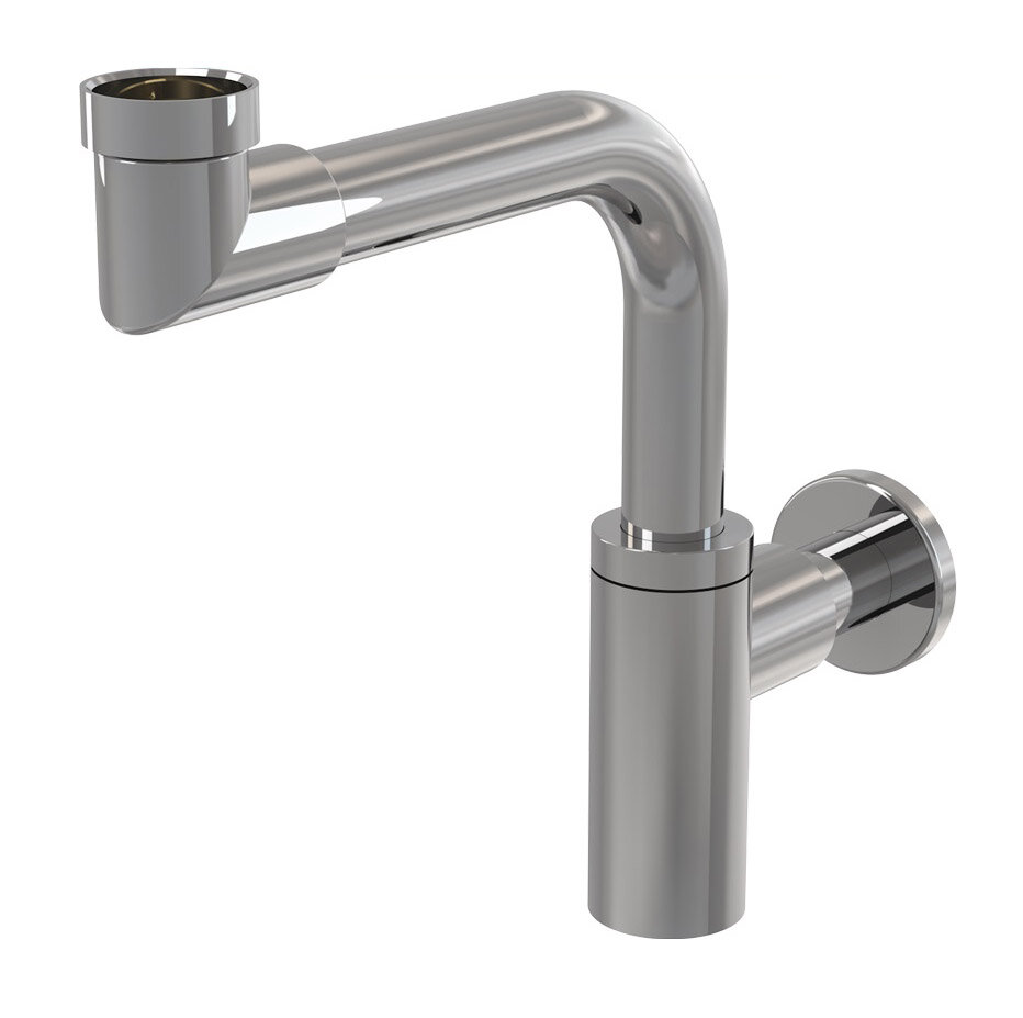 Изображение товара Сифон для раковины AlcaPlast A403 латунь хромированное покрытие Чехия