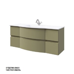 Изображение товара Тумба под раковину Caprigo Integra 130 INT130.22, цвет B023 оливковый