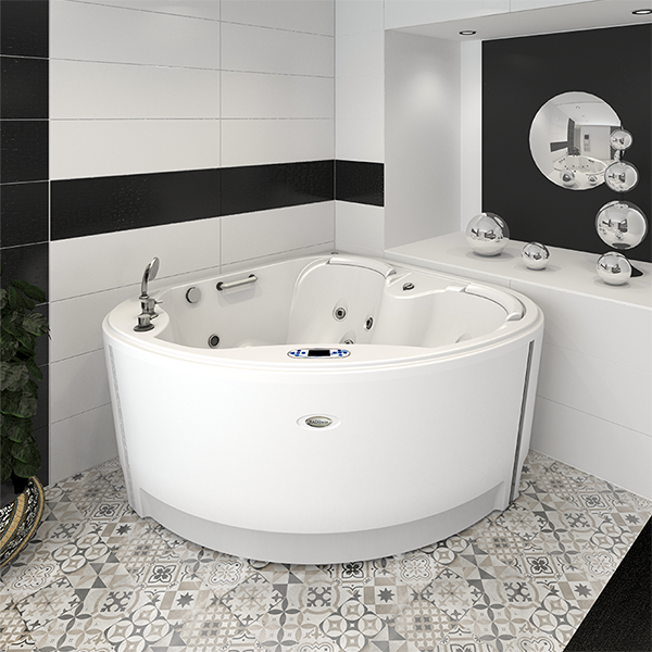 Изображение товара Акриловая ванна Радомир Корнелия 1-30-0-0-0 170x170 см угловая белая