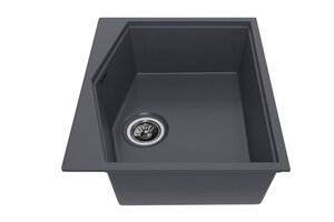 Изображение товара Кухонная мойка KitKraken Ocean K-600.7024 Graphite симметричная пятиугольная
