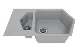 Изображение товара Кухонная мойка KitKraken Pond K-850M.7032 серого цвета