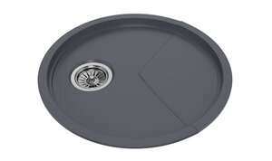 Изображение товара Мойка KitKraken Spring C-510.7024 Graphite, плоская чаша 3.5 см