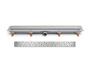 Изображение товара Дренажный канал Veconi MVDrops V350D, 35 см, с решёткой из нержавеющей стали