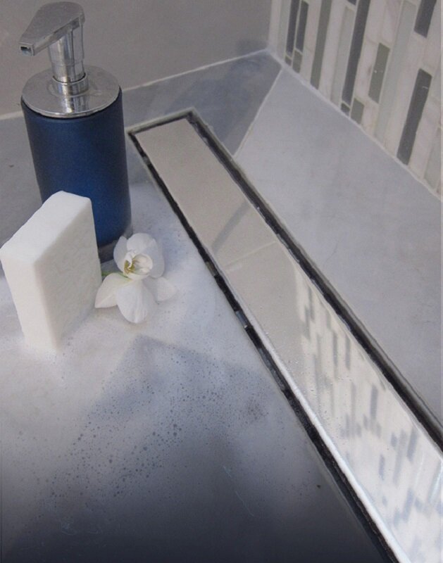 Изображение товара Дренажный канал Veconi MVKlasik Floor V450K 45 см с решеткой из нержавеющей стали