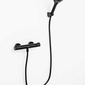 Изображение товара Термостатический смеситель для душа Clever Up! Urban 61010 черный матовый