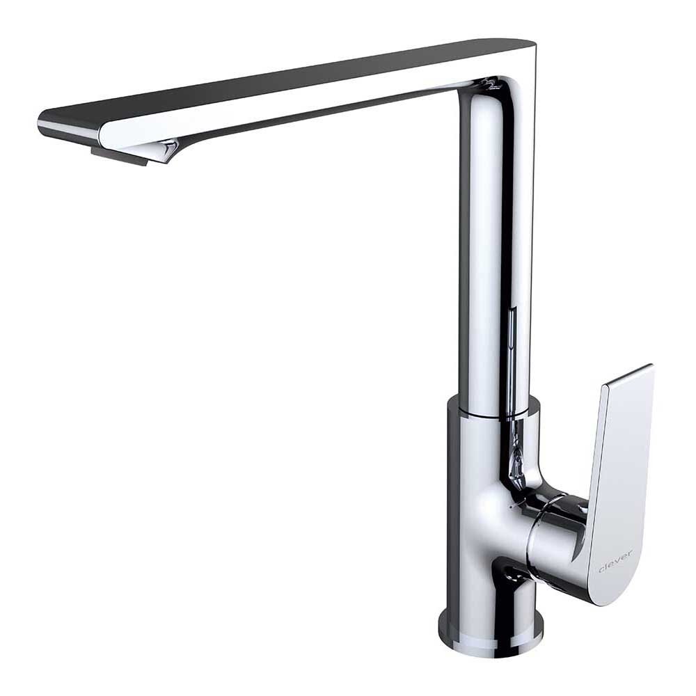 Изображение товара Смеситель для кухонной мойки Clever Agora Xtreme 60113 хром, поворотный, керамический